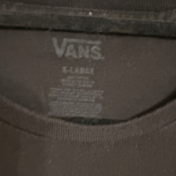 Vans Men's Black Tee with Logo - Picture 2 of 6
